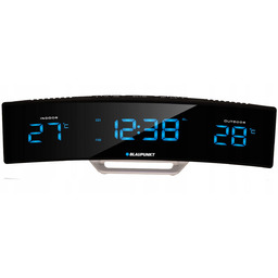 Blaupunkt CR12BK czarny Duży LCD radio Fm Budzik