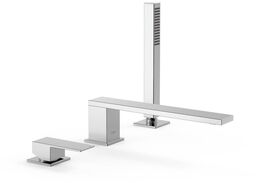 Tres Cuadro Exclusive bateria wannowa stojąca 3-otworowa kompletna