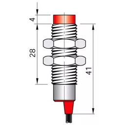 Czujnik indukcyjny 12 mm SI12-NE4 LC10
