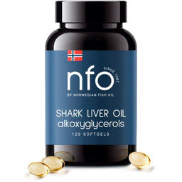 Suplement diety, NFO Shark Liver Oil 120 kapsułek