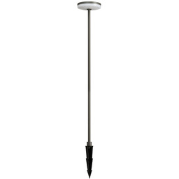 Lampa ogrodowa stojąca szara metalowa LED 102cm AZ5706