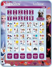 Lexibook Frozen JCPAD002FZi3 Edukacyjny, Dwujęzyczny Interaktywny Tablet Edukacyjny,