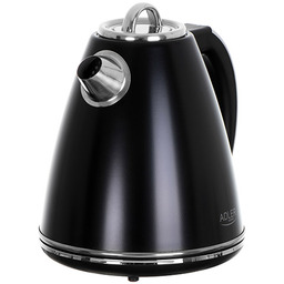 Czajnik metalowy Adler Ad 1343, 1,5 L, czarny