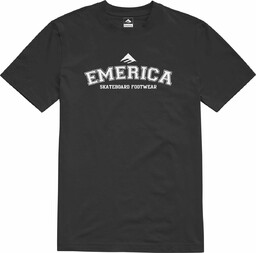 t-shirt męski EMERICA COLLEGIATE TEE Black