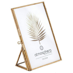 Ramka na zdjęcia 10x15 złota stojąca glamour Apolline