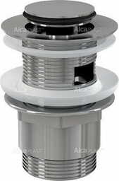 Alcaplast Spust umywalki click/clack 5/4" metalowy z przelewem,