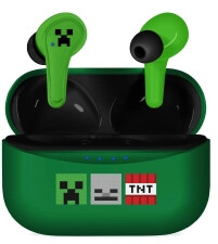 OTL Technologies Minecraft TWS Earphones Dla Dzieci Dokanałowe