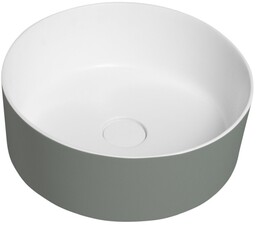 Sapho Thin umywalka nablatowa 38 cm verde/biały mat