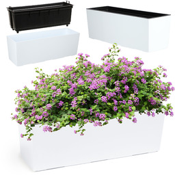 Skrzynka balkonowa Fontana 56cm biała