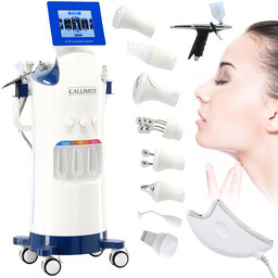 Hydradermabrazja oczyszczanie wodorowe infuzja tlenowa hydrogen 10w1 peeling