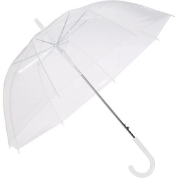 Okrągły parasol w kształcie dzwonka, przezroczysty