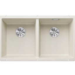 BLANCO Zlewozmywak Subline 350/350-U 527164 Delikatny biały