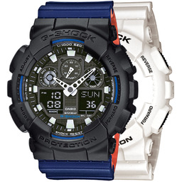 G-SHOCK SET GA-100B-7AER + BEZEL 10358741 + PASEK