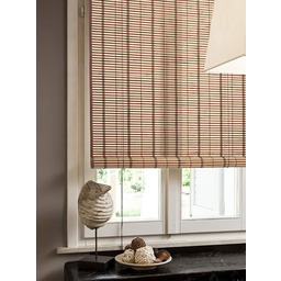 VERDELOOK Egipska roleta bambusowa, z bawełnianą krawędzią, 120