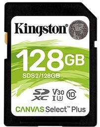 Kingston karta pamięci Canvas Select Plus, 128GB, SDXC,