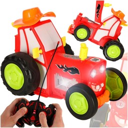 Traktor Zdalnie Sterowany na Pilota RC Tańczący Świeci