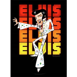 PUZZLE Elvis Presley Karykatura + IMIĘ Pudełko 120