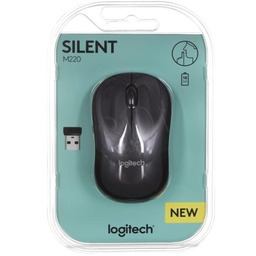 Logitech Mysz M220 Silent 910-004878 (optyczna; 1000 DPI;