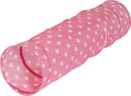 Knorrtoys 55142 tunel do zabawy Pink White Stars