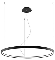 Lumes Czarna lampa wisząca LED ring - EXX230-Riwas