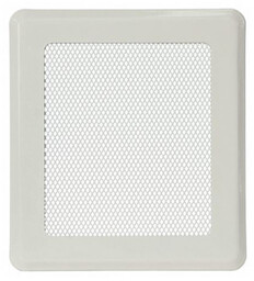 Kratka kominkowa KRL14 140x140 Light z ramką biały