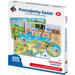 ASKATO Zabawka edukacyjna Genialny dzieciak Poznajemy świat Książka