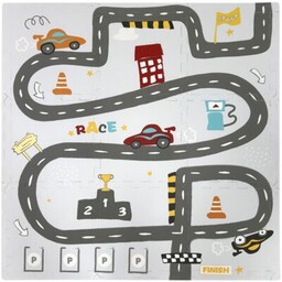 HUMBI Mata piankowa Puzzle Ulica Wyścig 0012 90