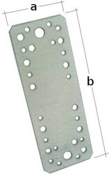 Łącznik płaski specjalny ŁPS-4 65mm x 180mm