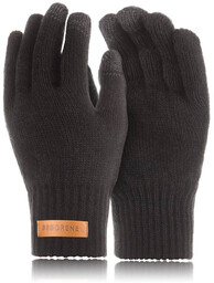 Męskie rękawiczki zimowe Brdrene r1 czarne 9919