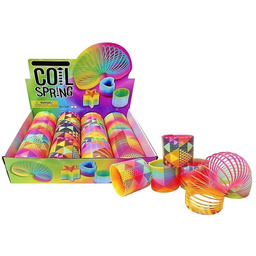 Sprężyna tęczowa (12szt), zabawka sensoryczna, Adar