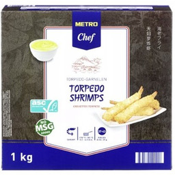 METRO Chef Torpedo Krewetki mrożone - opakowanie 1