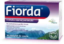 FIORDA pastylki o smaku czarnej porzeczki 30 sztuk
