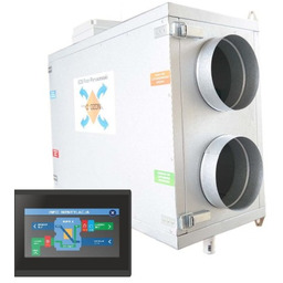 Centrala wentylacyjna 420m3/h jon16 Rekuperator + Jonizator +