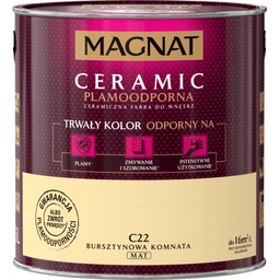 Farba ceramiczna ścienna Magnat 2,5 l C22 bursztynowa