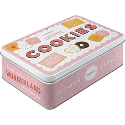 Nostalgic-Art Retro puszka płaska, 2,5 l, Wonder Cookies