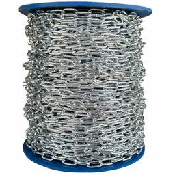 Łańcuch Metalowy gospodarczy D1 4mm 40m Ocynkowany krótkie