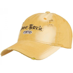 Czapka z daszkiem bawełniana dżokejka NEW YORK VINTAGE