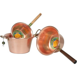 Lar Noseda, kotła, miedź, uchwyt z drewna, 20