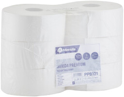 Merida PPB101 Papier toaletowy PREMIUM, biały, średnica 23