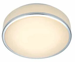 Plafon nowoczesny GLOBAL 28 LED Chrom/Biały 105960 -