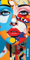Ręcznik szybkoschnący dwustronny Dr.Bacty 70x140  Art woman