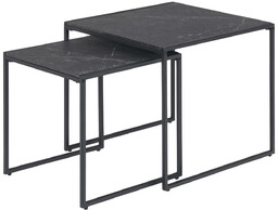 Zestaw stolików Oxford black 50x50