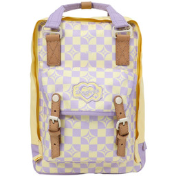 Doughnut, Plecak Macaroon Kaleido Series (16L), D010KD-000194-F, Żółto-fioletowy