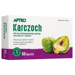 APTEO Karczoch, 60 tabletek KRÓTKA DATA 30.04.2026
