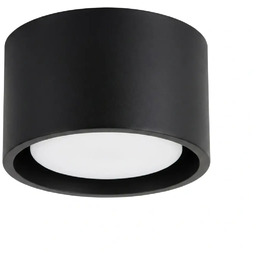 Sollux Sufitowa lampa MODO czarna SL.2438 1xGx53 metalowy