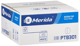 Merida PTB301 Papier toaletowy bez gilzy TOP, biały,