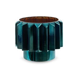 Eurofirany Doniczka osłonka dekoracyjna 25x20 Irma turkusowa