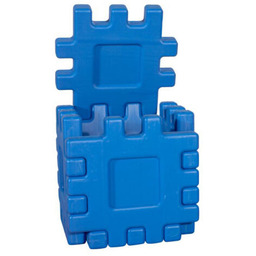 duże klocki edukacyjne King - niebieski