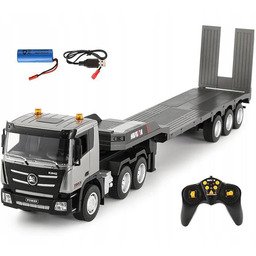 Zdalnie sterowana ciężarówka z lawetą Huina Toys dźwiękowa