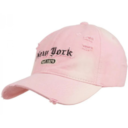 Czapka z daszkiem bawełniana dżokejka NEW YORK VINTAGE